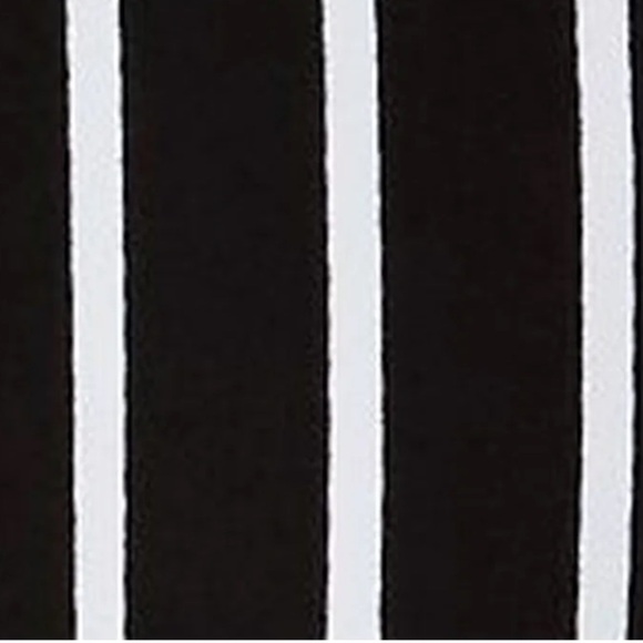 🔵 INC International Concepts Black and White Wide Leg Crop Pants Sz Petite Large - Picture 4 of 9